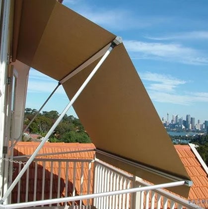Pivot Arm Awnings Right